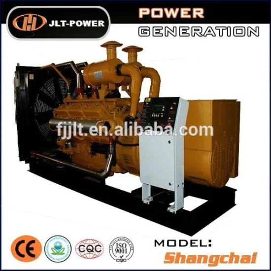 60kva - 625kva Types of electric power generator from Chinese engine Shangchai