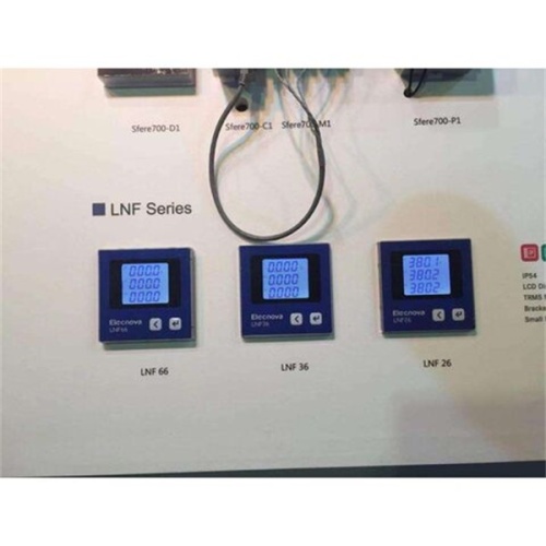LCD Current Measuring 72mm Panel Mounted Ampere Meter