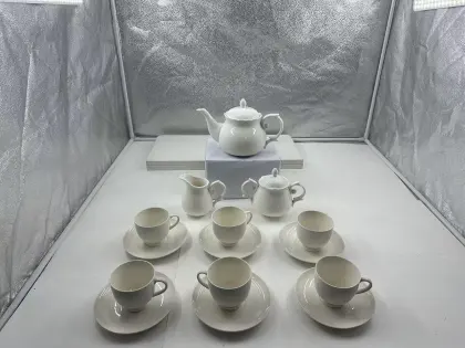 Fashionable ceramic tea set