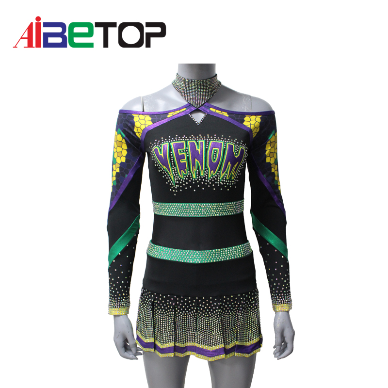 Custom High Quality Girl Youth Women Cheer Apparel Cheer Uniforms3
