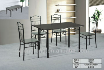 modern metal dining sets / dining room sets