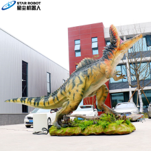 6m ukuran hidup giganotosaurus animatronic yang dapat disesuaikan