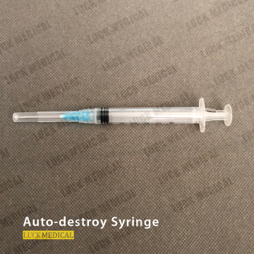 Self-destroying Safety Vaccination Syringe