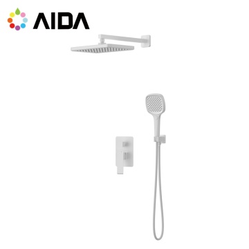 Thermostatic Rainfall Black Shower Set