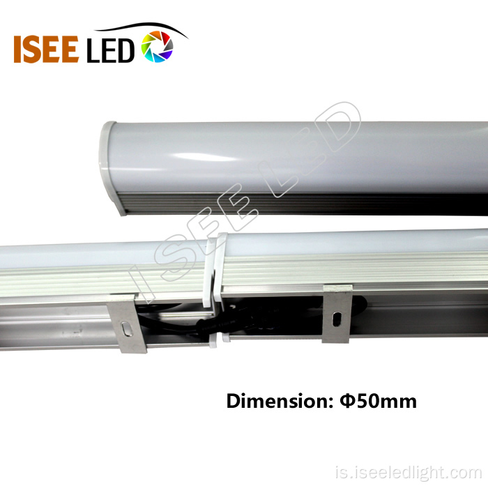 Úti D50mm LED stafrænt rör fyrir línulega lýsingu