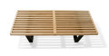 Banc de plate-forme de style George Nelson