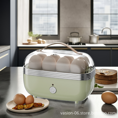 Quick and Easy Breakfast Solution: Automatic Electric Egg Boiler with Plastic Auto-Off Function for Home Use