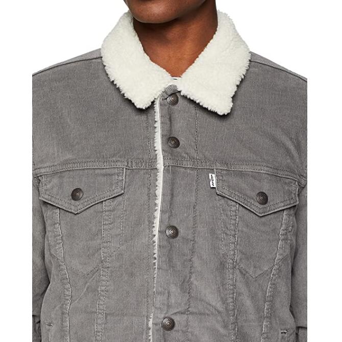 Sherpa Lined Corduroy Trucker Jacket