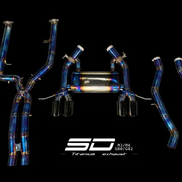 High Quality Titanium Alloy/Stainless Steel Catback Exhaust System for BMW M3/M4 G80/G82