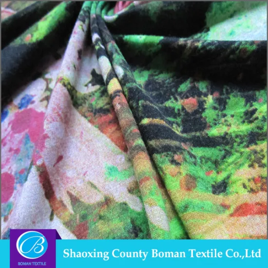 China wholesale Top-end Wholesale Knitted print shirt fabric