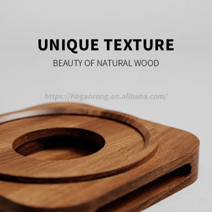 Wooden Bracket for Mini Mac - Solid Wood Computer Tray, Walnut, Dustproof and Cooling