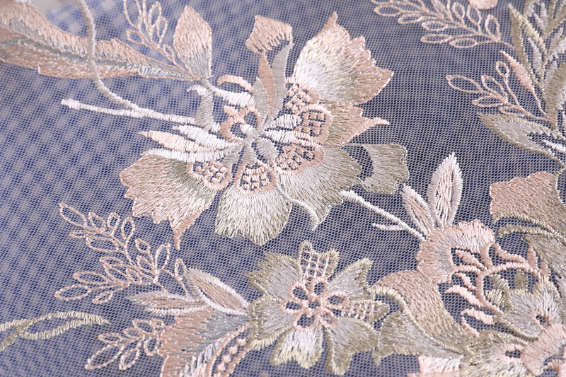 Embroidery On Nylon Korea Mesh