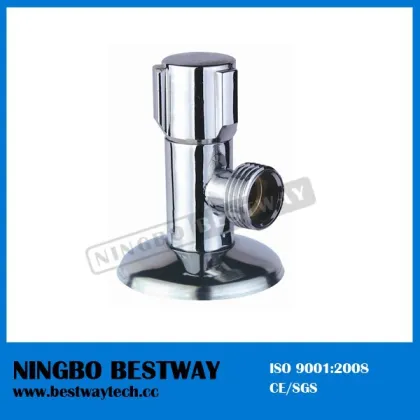 Brass Hexagonal Toilet Angle Valve with Zinc Handle
