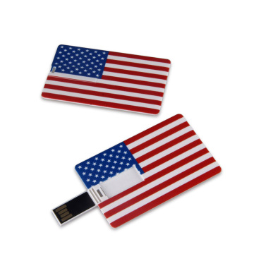 flag shape card usb