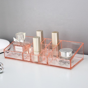 PS Desktop Cosmetic Lip Bloss Storage Sternder Nail Care Stand Plastic Makeup Lipstick Drawers Organizer