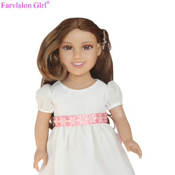 Fashion mini 18 inch baby real vinyl doll for sale