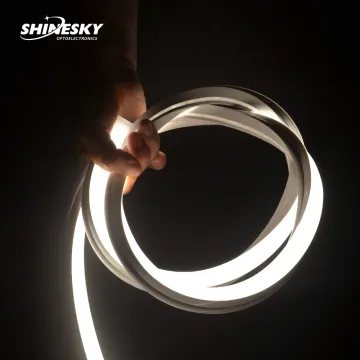 SHINESKY DC24V IP67 3D Neon LED Strip Light - White/Single Color Flex Rope