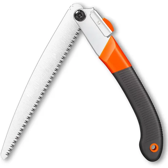 Professional Foldable Hand Saw with SK-5 Steel: Perfect for Camping and Pruning - Single-Hand Use