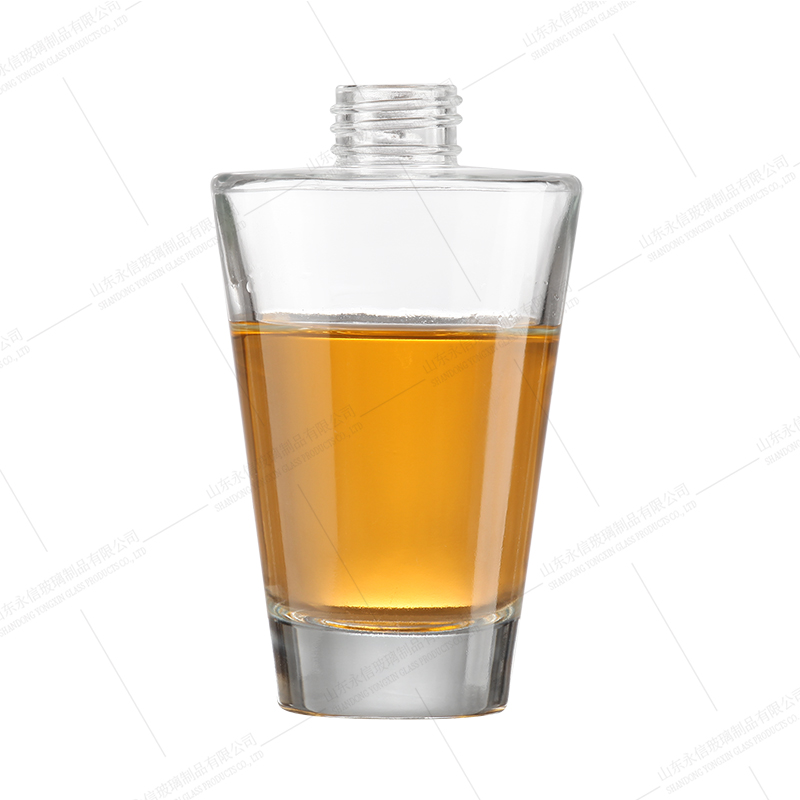 Vintage round glass aroma diffuser bottles