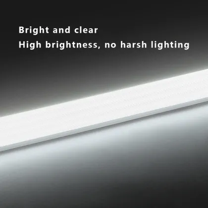 LED Long Strip Integrated Three-Proof Dust-Proof No Flicker Thickened Aluminum Office Factory Lighting
