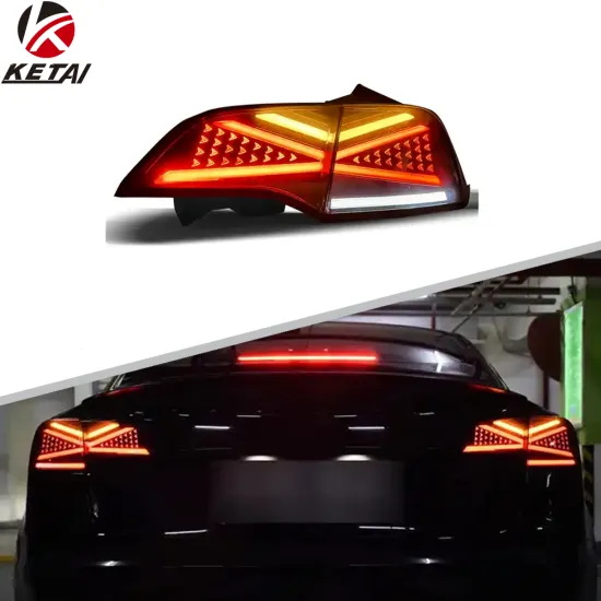 Shadow Wing Style Auto Parts Rear Tail Lamp Lights for Tesla Model 3 2018-2023