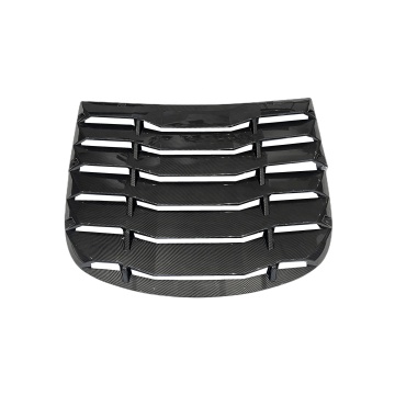 Style classique Gloss Carbon Look Windows Louver pour Tesla Modèle Y - Haute qualité