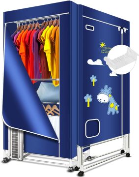 Portable 1600W Energy Saving Foldable Anion Clothes Dryer