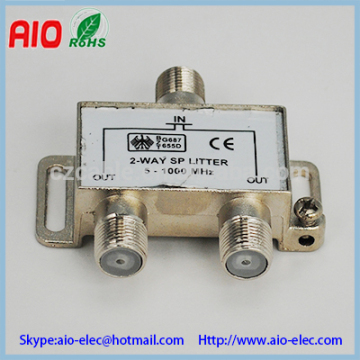 5 to 1000MHz 2 way splitter for CATV antenna