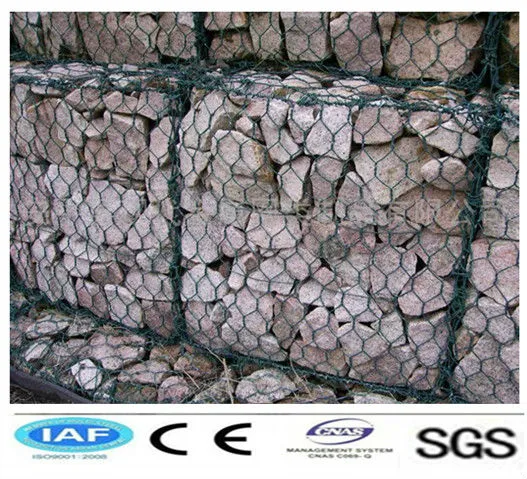 stone gabion box wire fence(factory)