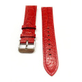 Camel Smooth Padded Leather Watch Strap