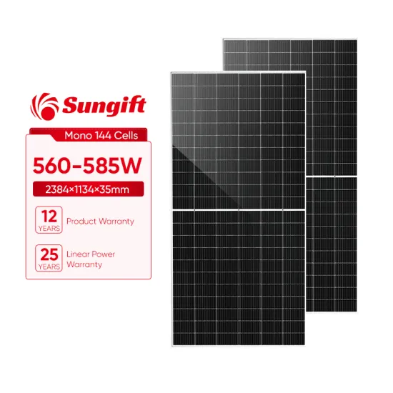 Sungift 210x182mm PERC Mono Solar Panels: 560W to 585W Photovoltaic Modules