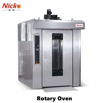 Bread Baking Machine Bakery Equipment Stainless Steel Rotary Rack Gas Oven