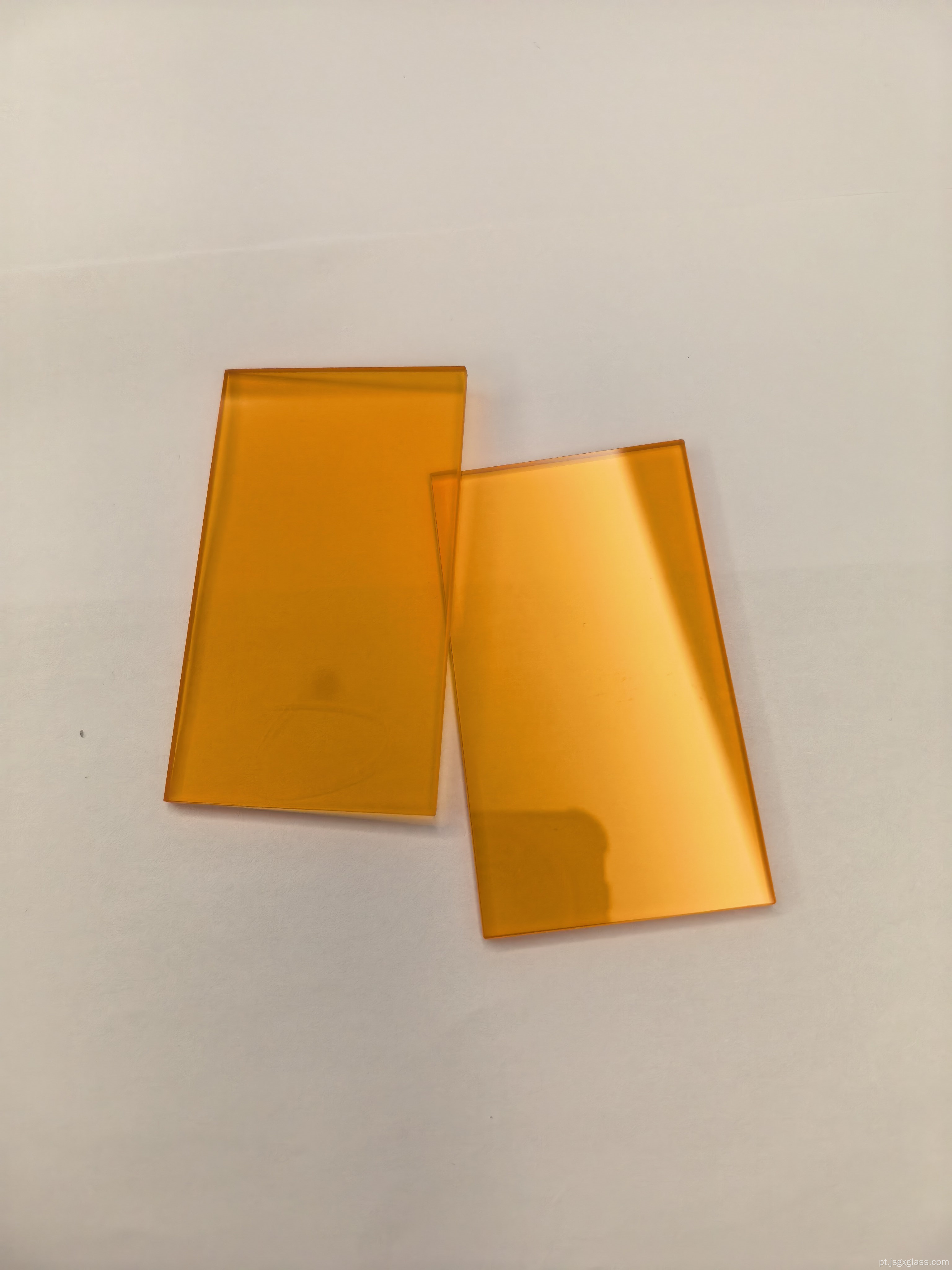Vidro de filtro óptico laranja Longpass CB535