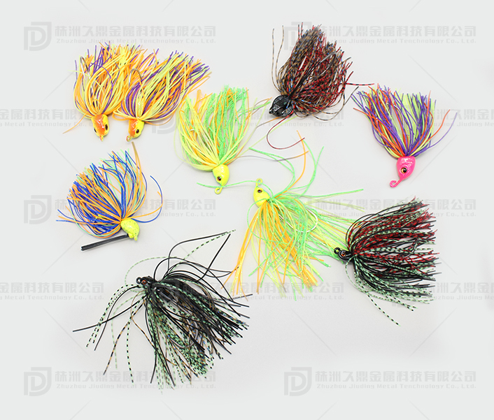 Tungsten jig for bass fishing