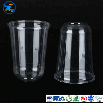 Disposable Biodegradable customized logo PLA Clear Cup