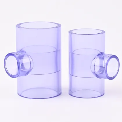 UPVC Popular Clear Reducing Tee