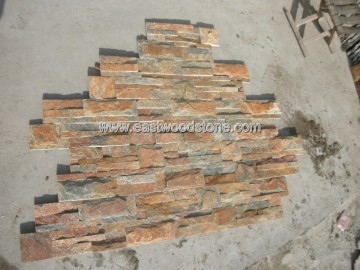natural rusty slate stone tile for exterior wall decoration