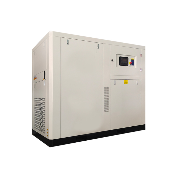 Compresor de aire de tornillo lubricado sin aceite Precision Manufacturing 75HP