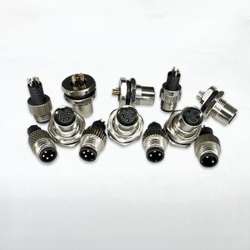 M8 wasserdichte männliche und weibliche narrensichere 4 -Pin -Netzschraubenanschluss