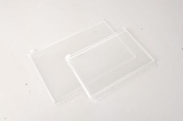 Convenient easy identification plastic zip envelopes