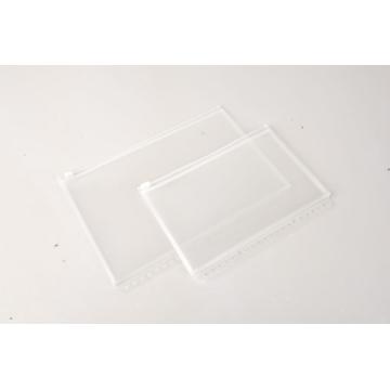 Convenient easy identification plastic zip envelopes