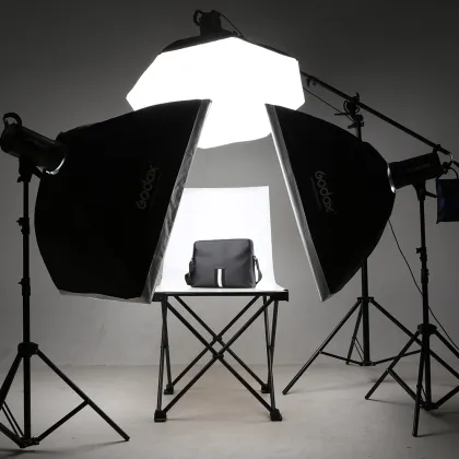 Godox SK400II 1200W Professional Photo Lighting Kit with Softbox and Stand