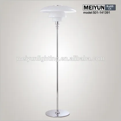 Designer ph glass floor lamp