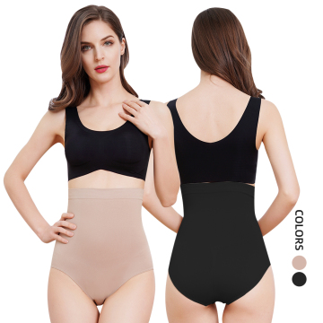 Short à taille haute des femmes avec bande de silicone pour contrôle du ventre et émission de levage de la hanche