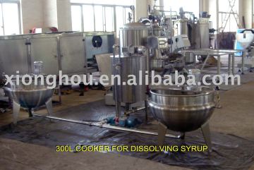 Cooker For Dissolving And Boiling Of Syrup