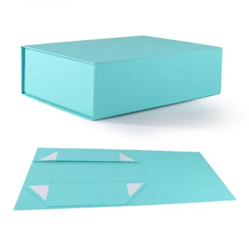 Personalized Foldable Paper Garment Clothing Gift Flat Box