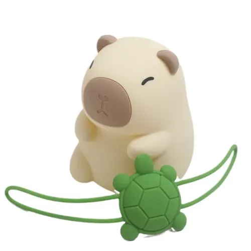 Капибара силиконовый ночной свет с зарядкой и затемнением