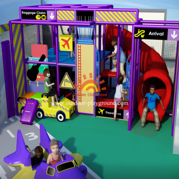 Flughafen-themenorientierte Innenspielplatz-Struktur für Kinder