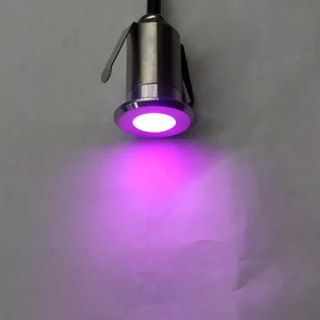 Colorful mini deck lights for ladder