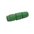 Negro verde de 4 polos Hembra M12 Butting Conector de caza